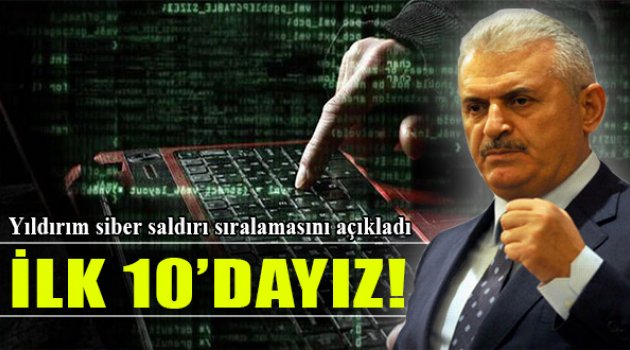 Siber Saldırı Sıralamasında İlk 10'dayız