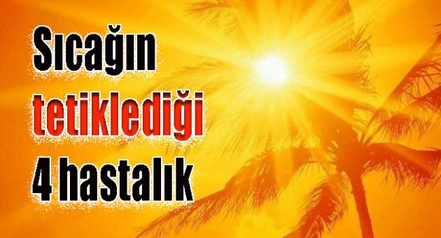 Sıcağın tetiklediği 4 hastalık