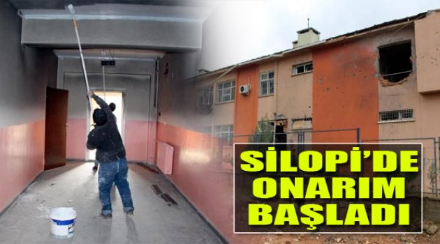 Silopi'de Onarım Başladı