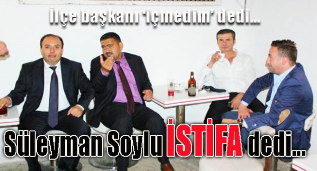 Soylu İSTİFA dedi...