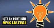 İşte AK Parti'nin Yeni MKYK Listesi