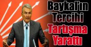 Baykal'ın tercihi tartışma yarattı