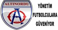 Altınordu, Futbolcularına Güveniyor