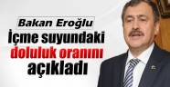 Bakan Eroğlu baraj doluluğunu açıkladı...