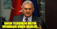 Bakan Yıldırım: "50 Milyon Vatandaşımızın Kimlik Bilgilerinin Çalındığı İddiası..."