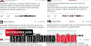 Belediyelerden İsrail mallarına boykot