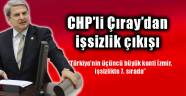 CHP'Lİ ÇIRAY'DAN İŞSİZLİK ÇIKIŞI