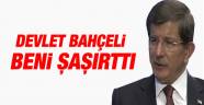 Davutoğlu: Bahçeli beni şaşırttı