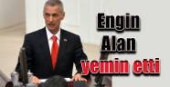 Engin Alan yemin etti