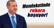  Erdoğan, memleketinde rekora koşuyor