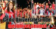 Gediz Üniversitesi'nde mezuniyet sevinci