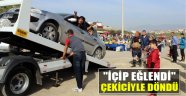 İçip Eğlendi, Evine Çekiciyle Gitti