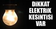 İzmir'de Cumartesi Elektrik yok