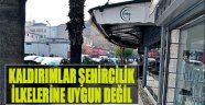 Kaldırımlar Şehircilik İlkelerine Uygun Değil