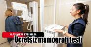 Karşıyakalı kadınlara ücretsiz mamografi testi