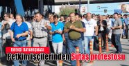 Petkim işçilerinden Sütaş protestosu