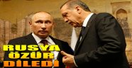 Rusya Türkiye'den Özür Diledi