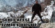 Şehit Ateşi İzmir'e Düştü