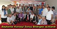 TGF 46. Başkanlar Konseyi Sonuç Bildirgesi açıklandı