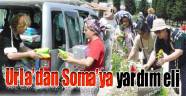 Urla'dan Soma'ya yardım eli