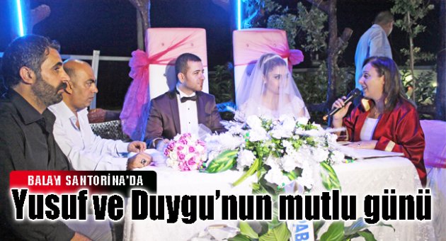 Yusuf ve Duygu’nun mutlu günü