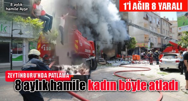 Zeytinburnu’nda patlama: 8 yaralı